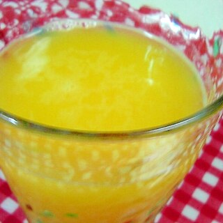 オレンジジュースの炭酸カクテル